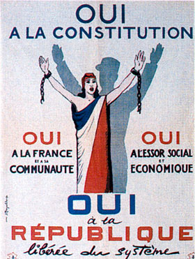 50�me anniversaire de l'adoption de la 5�me R�publique